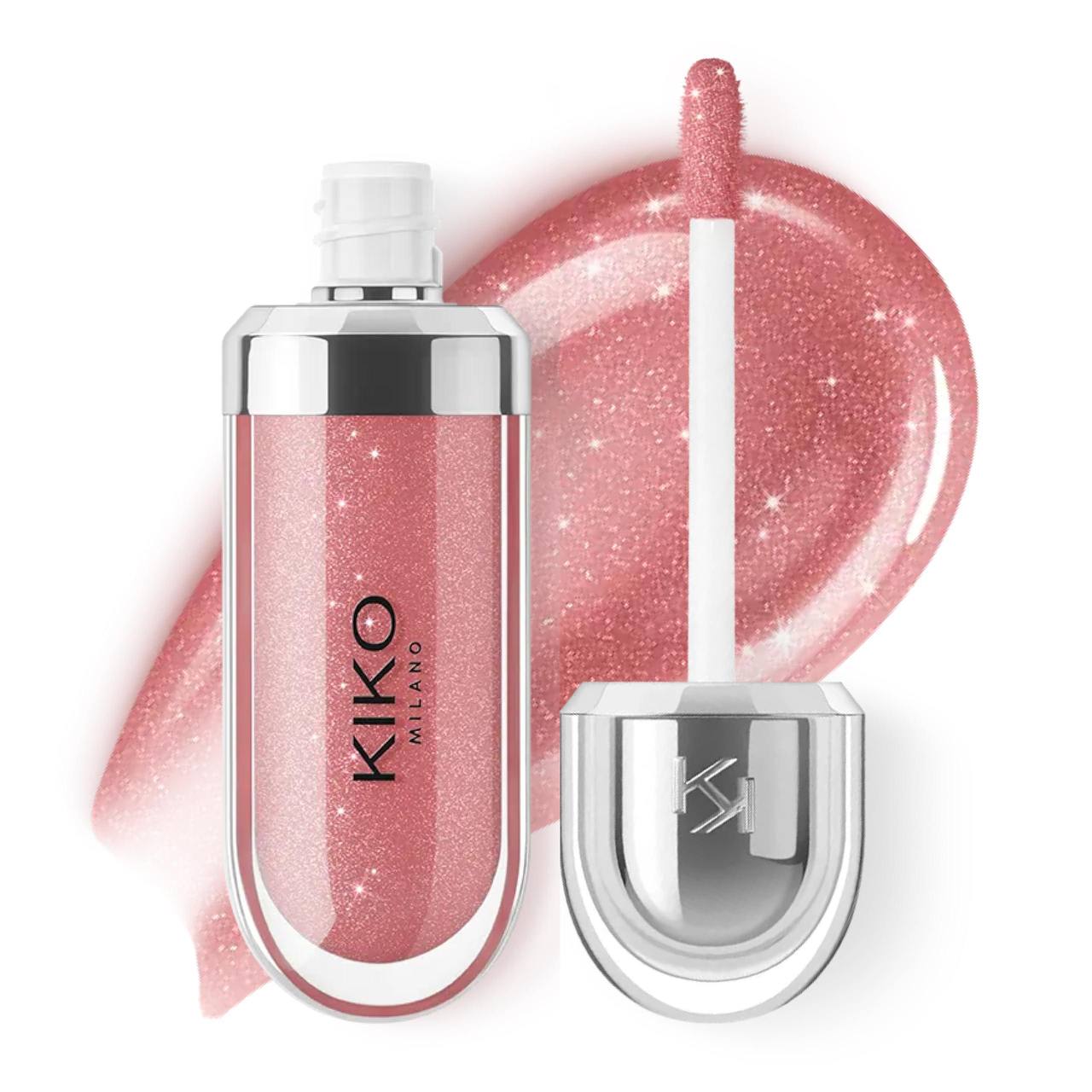 لیپ گلاس کیکو میلانو ۳۲ KIKO Milano 3D Hydra Lipgloss – 32 Pearly Natural Rose